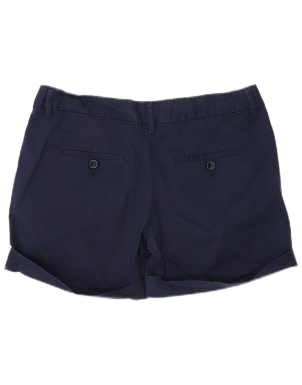 Ženske chino kratke hlače Benetton W30 srednje tamnoplave