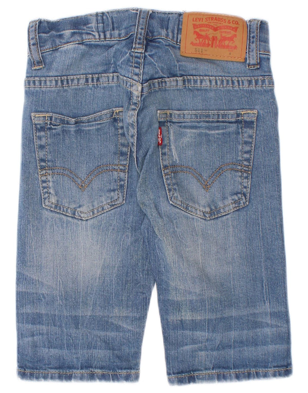 Levi's Boys 511 uske traper kratke hlače 3-4 godine W20 plavi pamuk