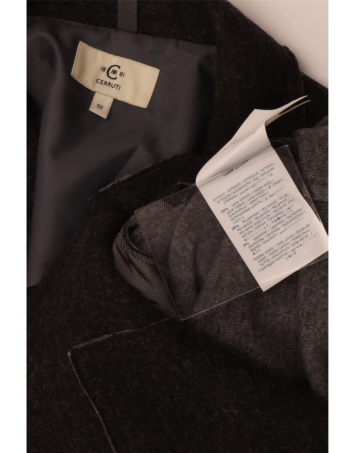 Cerruti 1881 Ženska jakna sa 3 gumba IT 50 XL siva vuna