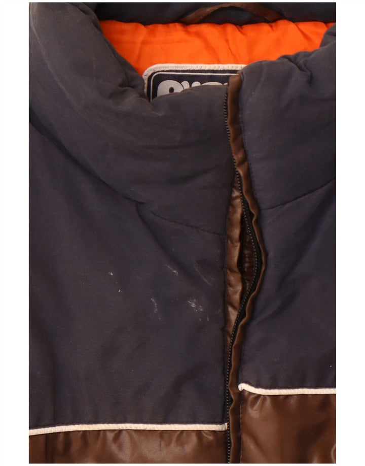 PUFFA muška podstavljena jakna UK 44 2XL smeđi poliester u boji