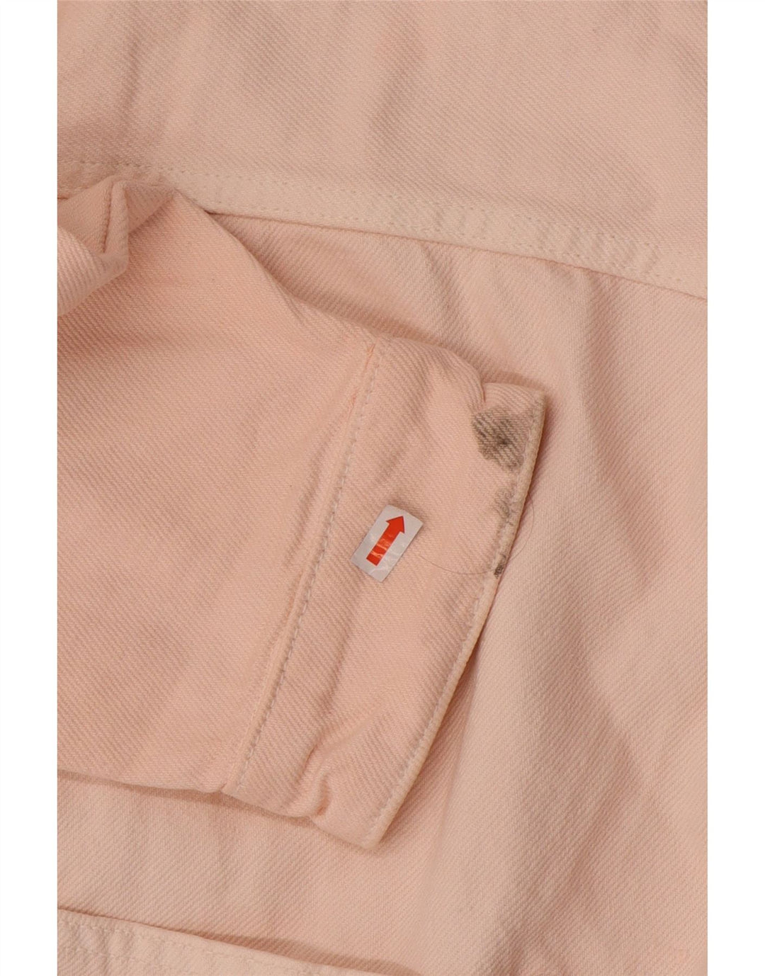 Zara ženska prevelika traper jakna UK 10 Small Pink Cotton