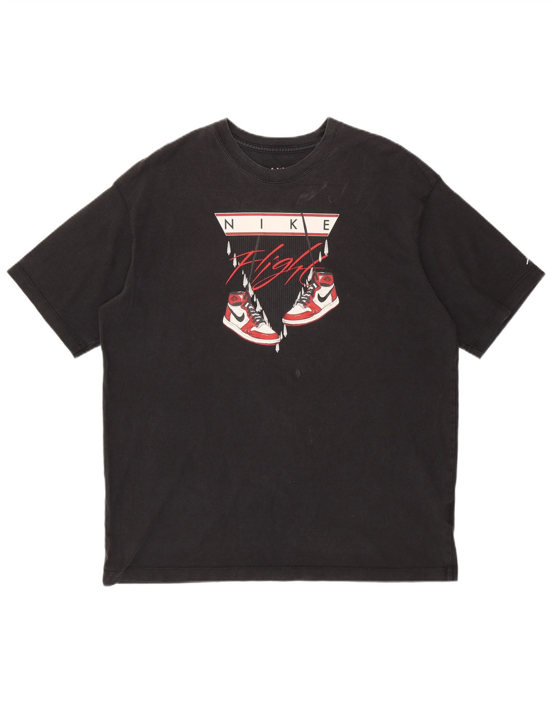 JORDAN Muška prevelika majica kratkih rukava XL crni pamuk