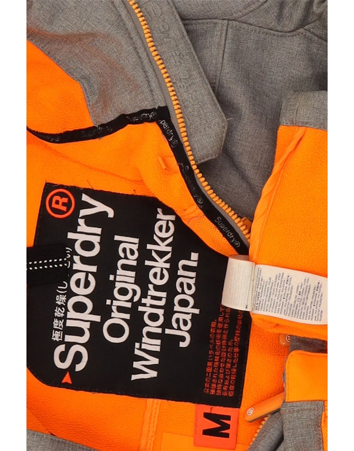 Superdry Mens Windtrekker Graphic Windbreaker jakna UK 38 srednje siva