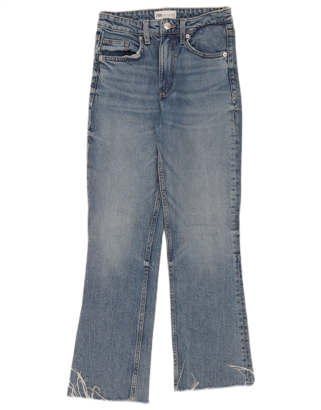 Ženske traperice Zara Bootcut EU 34 2XS W24 L26 Plave