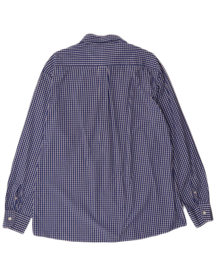 Jaeger muška košulja Large Blue Gingham pamuk