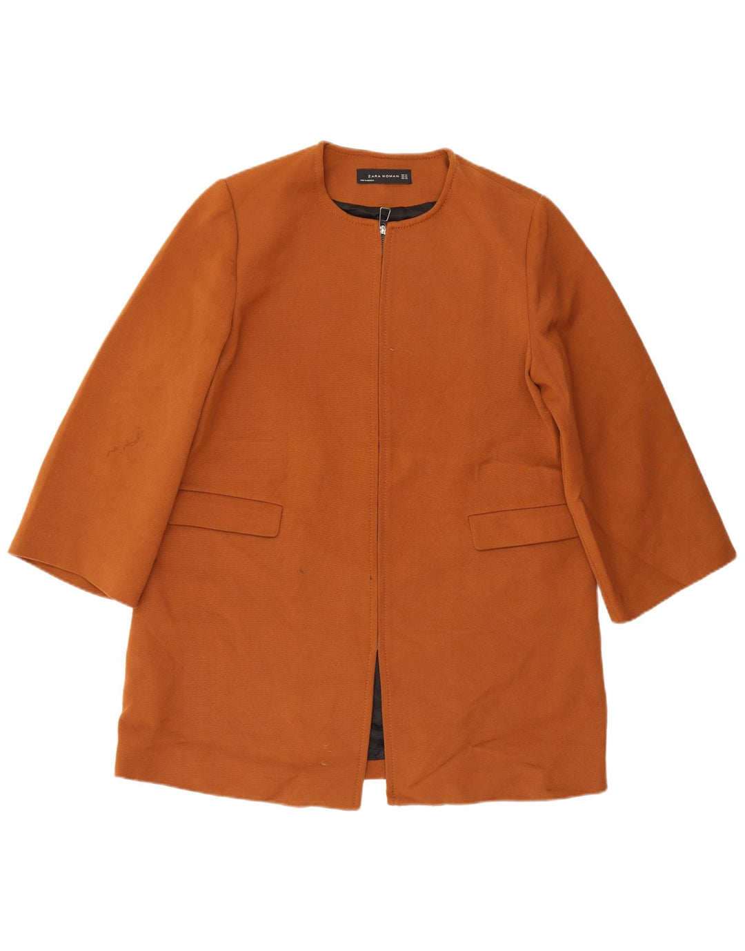 Zara ženski kaput UK 18 XL smeđi poliester