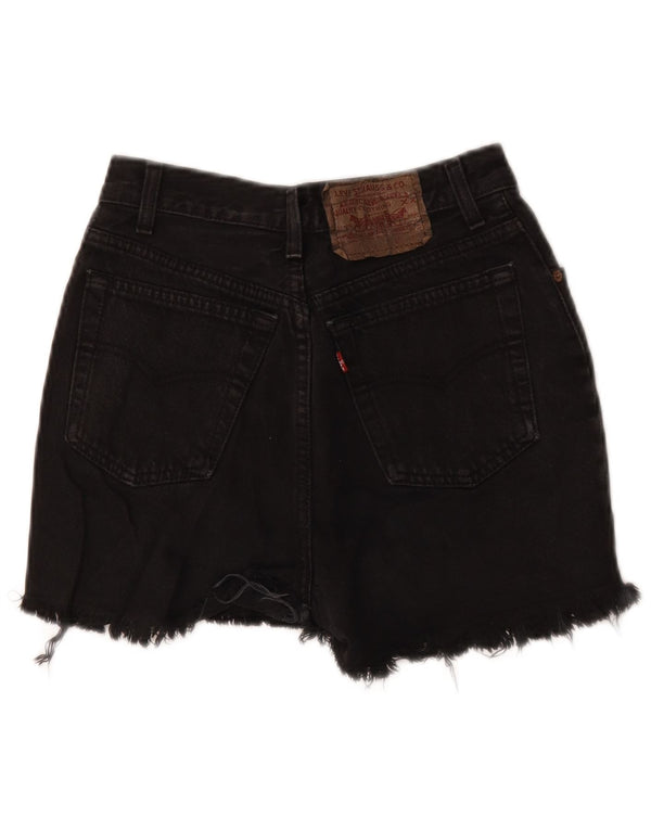 Levi's ženske kratke traper hlače W24 XS crne