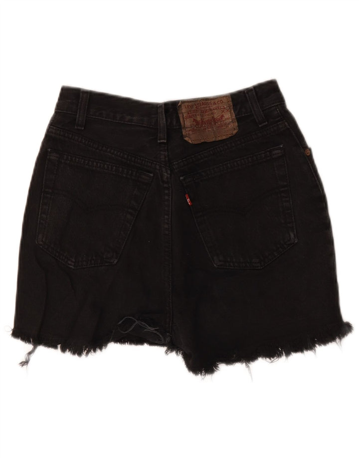 Levi's ženske kratke traper hlače W24 XS crne