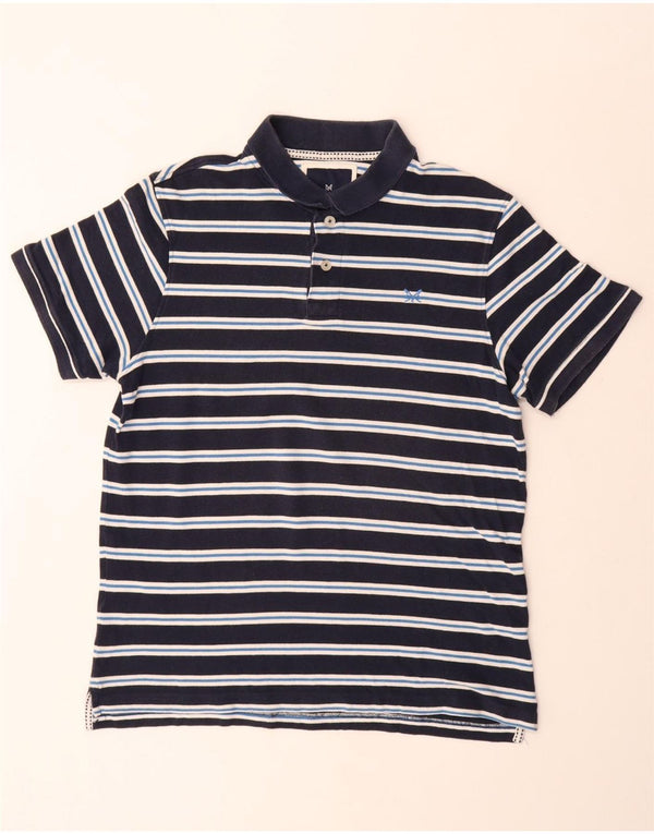 Crew Odjeća Muška polo majica Velika tamnoplava prugasta pamuk