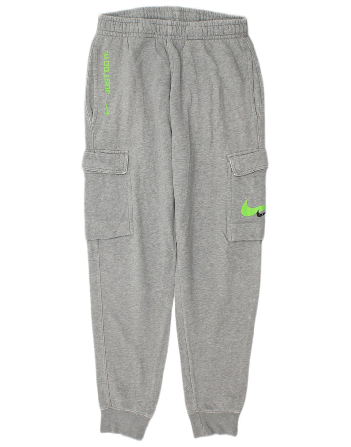 Nike muške grafičke kargo trenirke Hlače za trčanje Male sive fleke