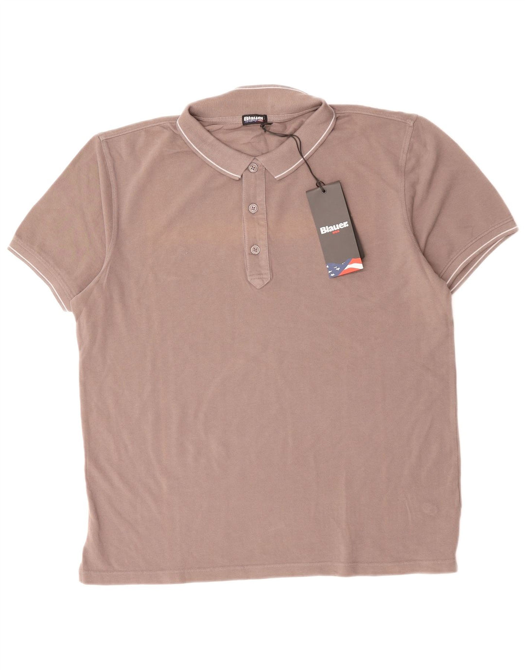 BLAUER muška polo majica XL sivi pamuk