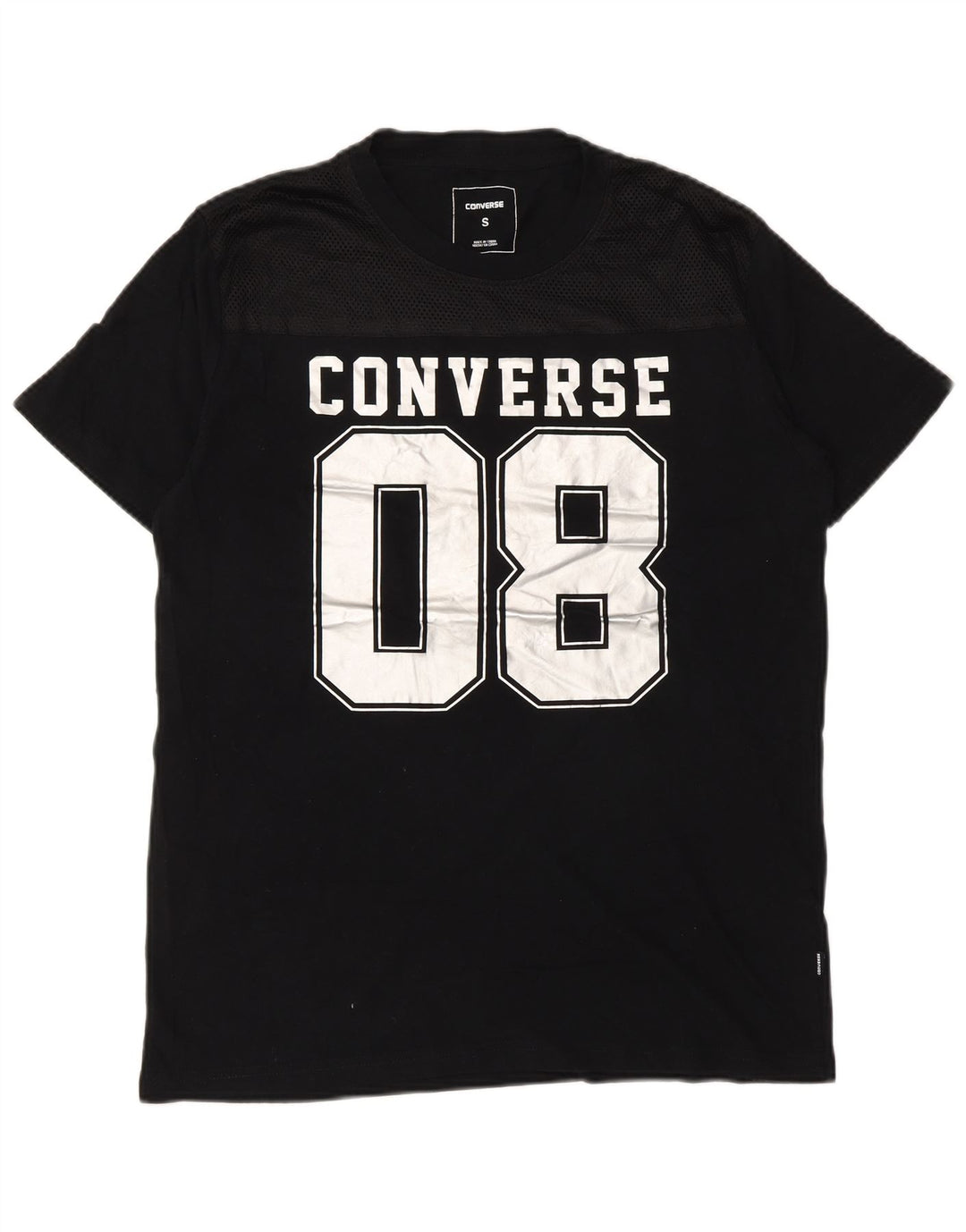 Converse Muška majica kratkih rukava s grafičkim motivima Mala crna pamučna majica