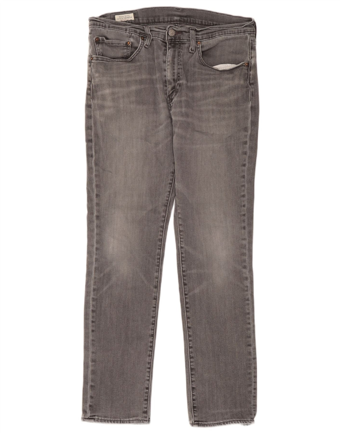 Levi's muške uske traperice W34 L32 sivi pamuk