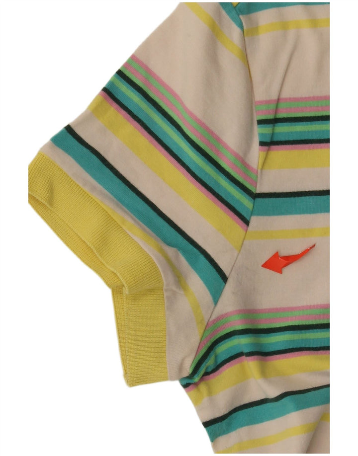 LACOSTE ženska polo majica veličine 40, pamuk na srednje bijele pruge