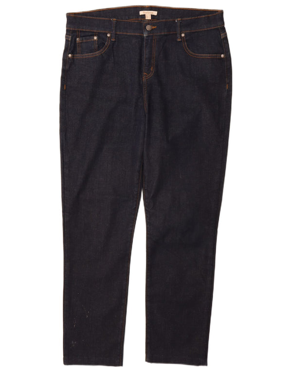 BARBOUR Ženske ravne traperice UK 18 XL W34 L28 tamnoplavi pamuk