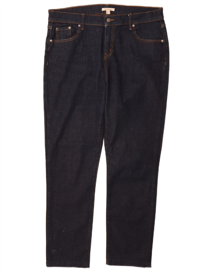 BARBOUR Ženske ravne traperice UK 18 XL W34 L28 tamnoplavi pamuk