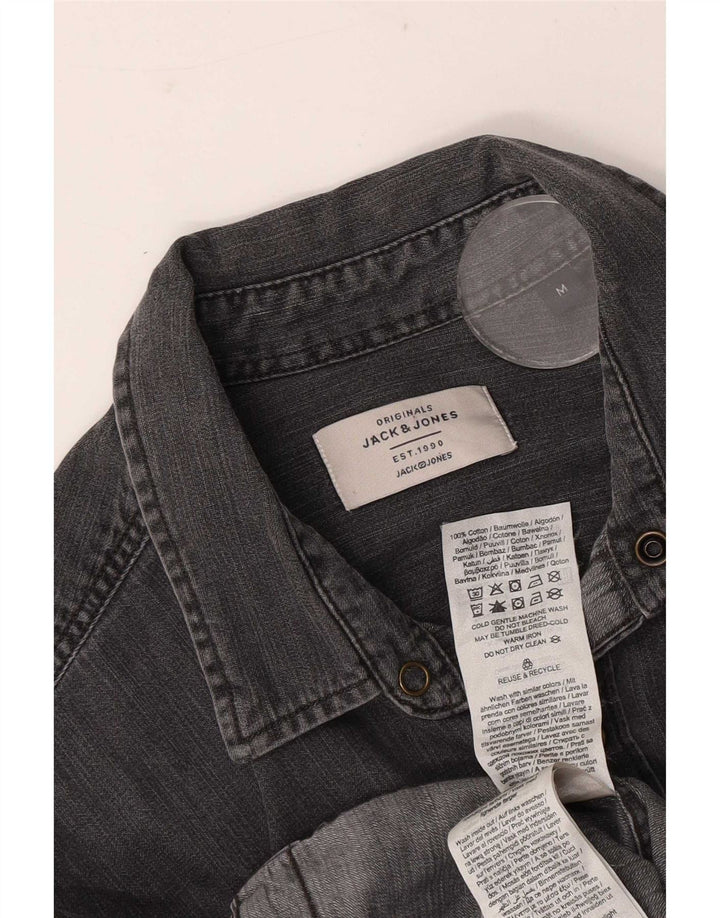 Jack & Jones muška traper košulja srednje sivi pamuk