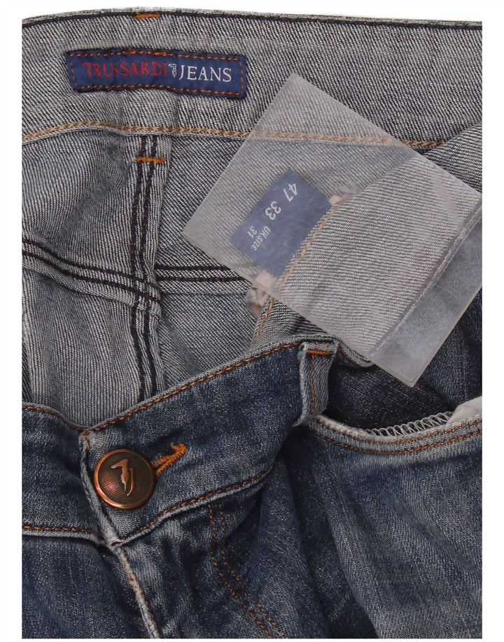 TRUSSARDI Mens Skinny Jeans W31 L33 Blue