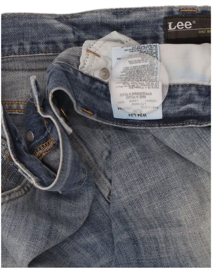 Lee muške traperice Flint Bootcut W34 L34 plavi pamuk