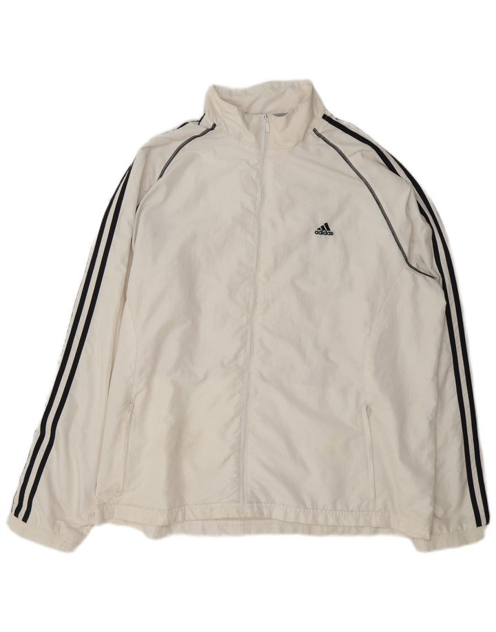 Adidas muška trenirka gornja jakna XL bijeli poliester