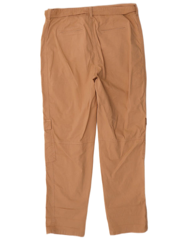 MINT VELVET Ženske sužene kargo hlače UK 12 srednje W30 L28 bež pamuk