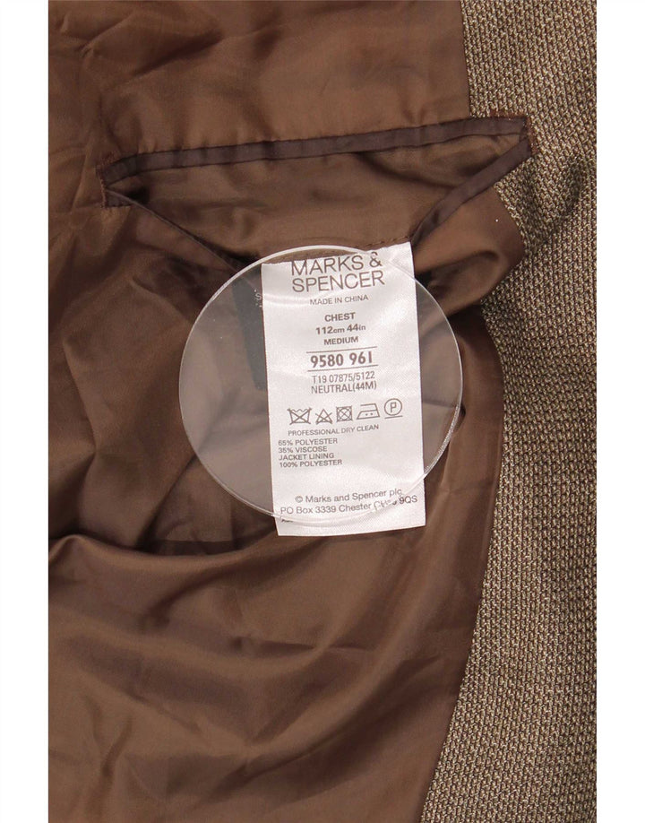 Marks & Spencer muška jakna sa 2 gumba UK 44 XL smeđi poliester