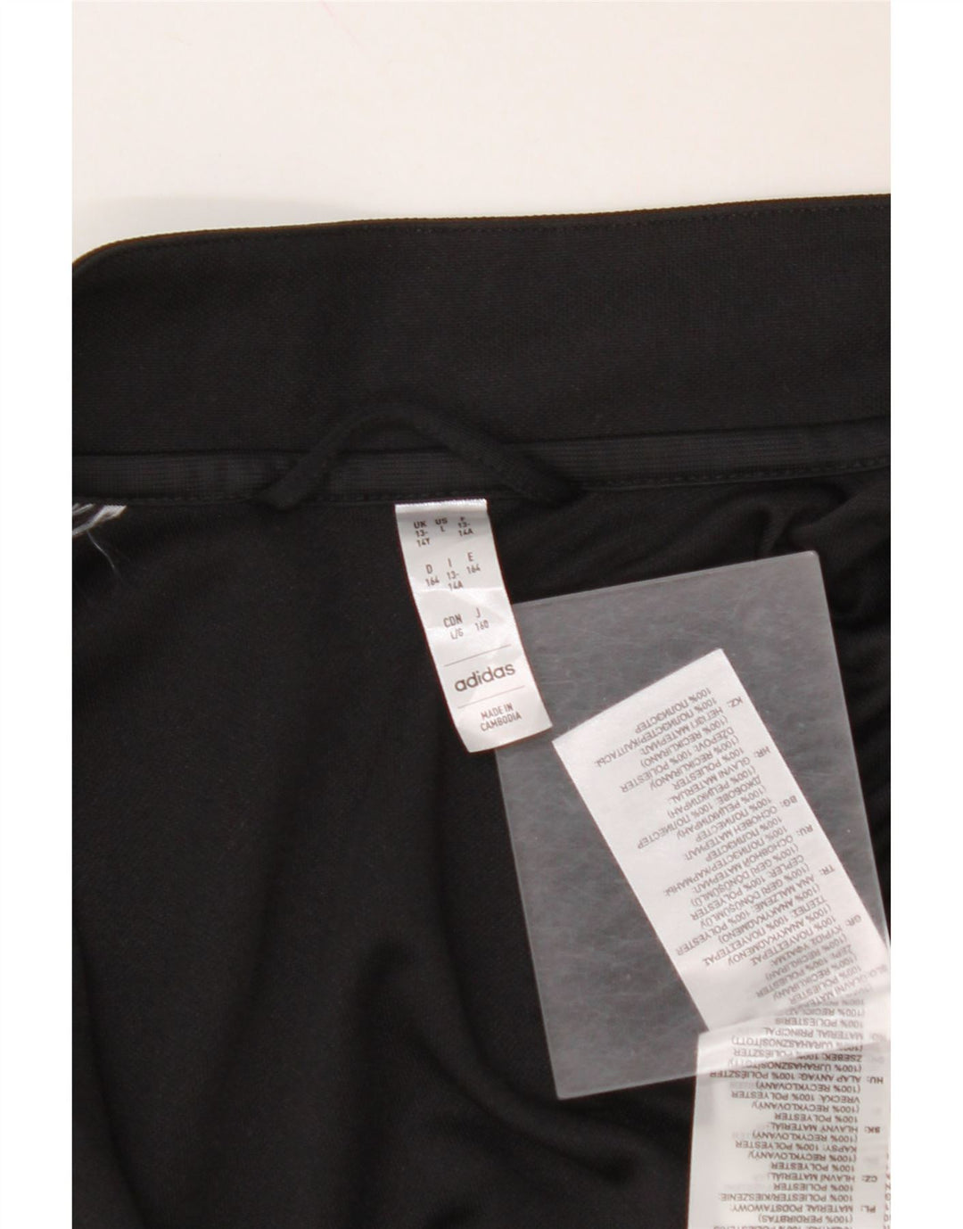 ADIDAS Boys Aeroready Trenirka Gornja jakna 13-14 godina crna poliester