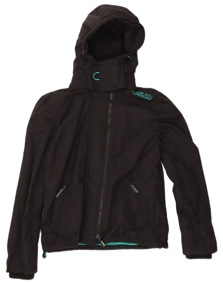 Superdry ženska jakna vjetrovka s kapuljačom The Windcheater UK 16 velika crna