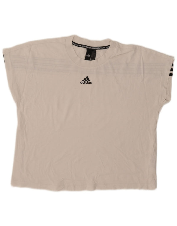 Adidas ženska majica kratkih rukava UK 10 Small White Cotton