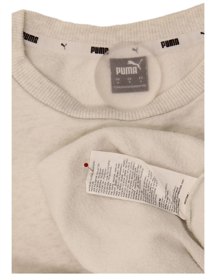 Puma ženska majica s motivima prekomjerne majice UK 10 Small Grey Cotton