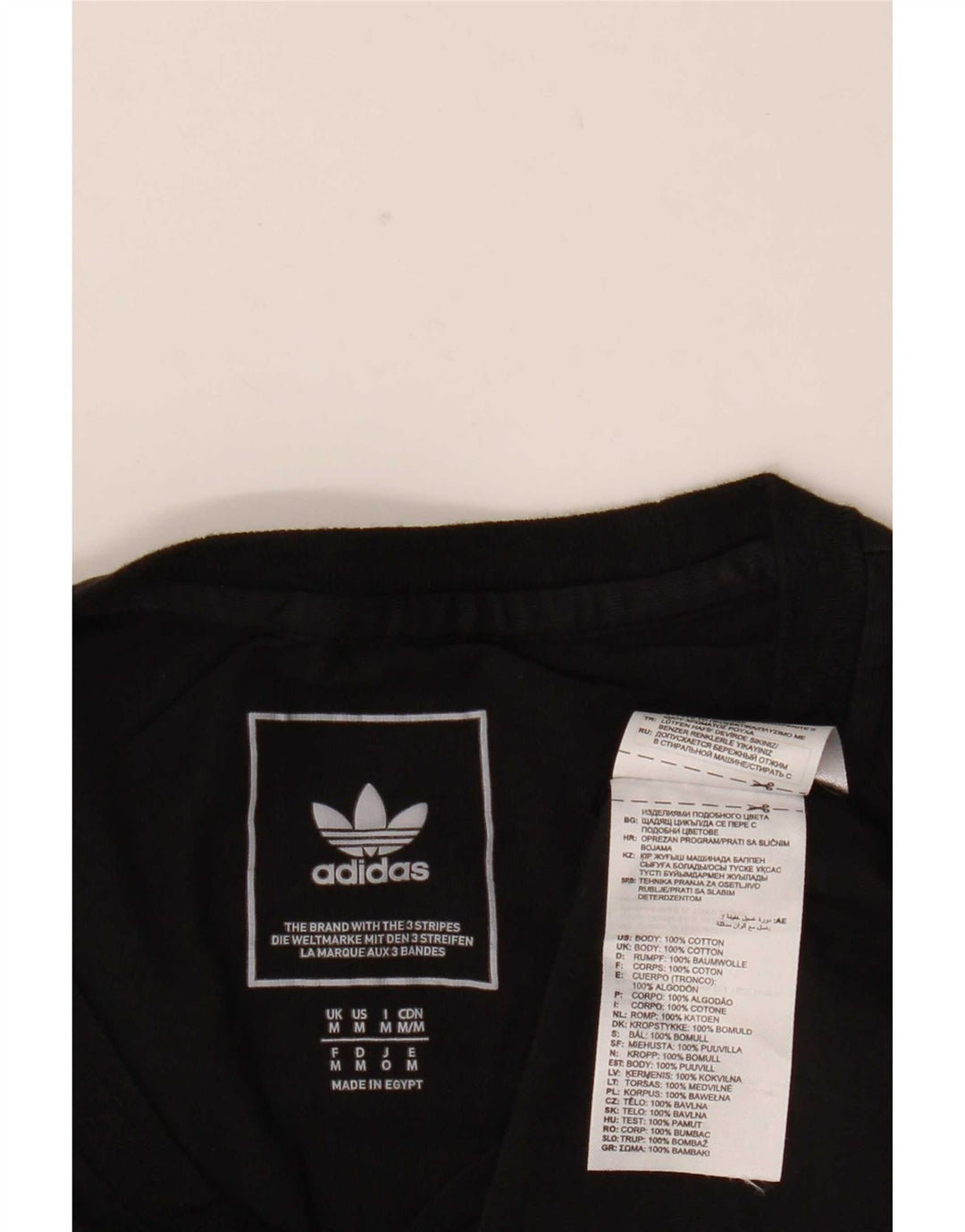 Adidas muška majica kratkih rukava Srednji crni pamuk