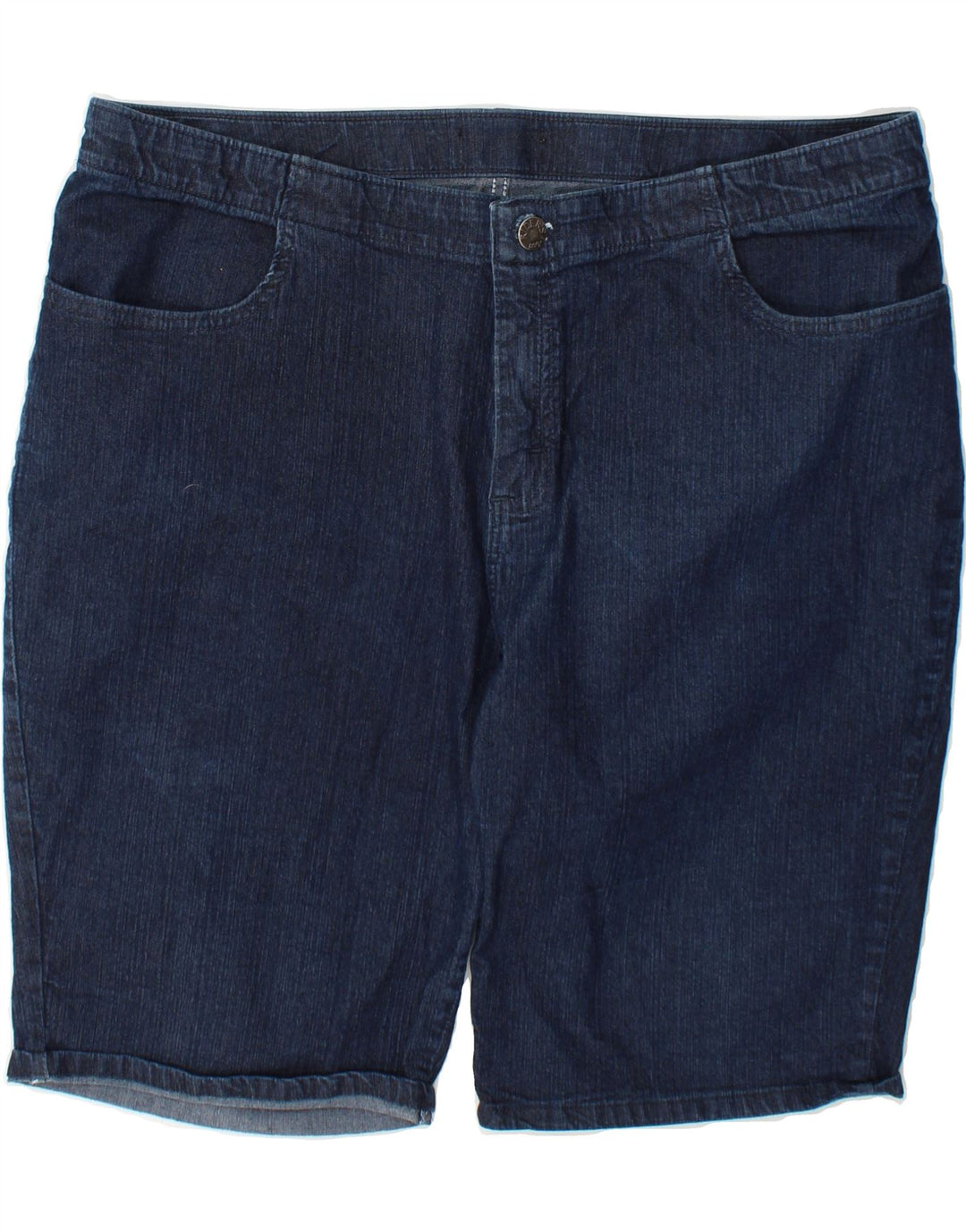 LEE Womens Riders Denim Shorts W42 2XL Navy Blue Vintage Lee and Second-Hand Lee from Messina Hembry 