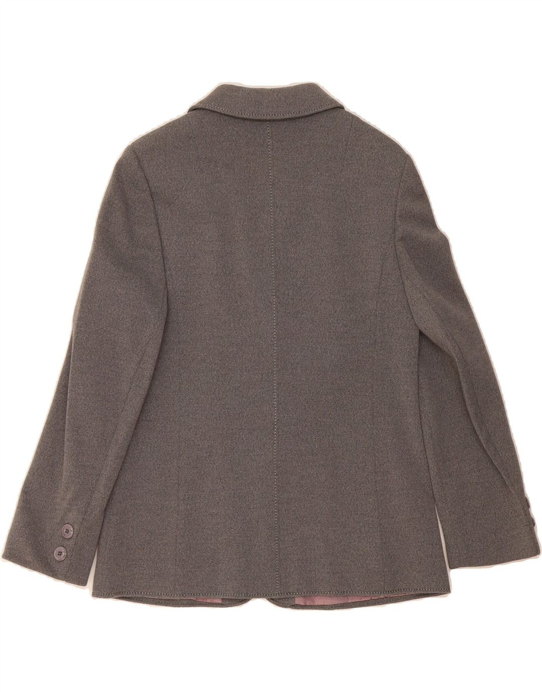 BERGHAUS Womens 2 Button Blazer Jacket UK 12 Medium Grey Virgin Wool Vintage Berghaus and Second-Hand Berghaus from Messina Hembry 
