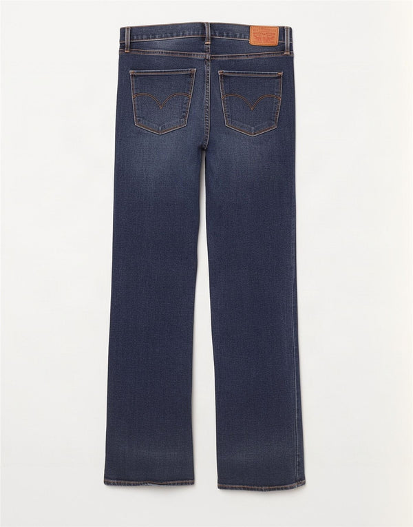 Levi's ženske 314 ravne traperice za oblikovanje W30 L31 plavi pamuk