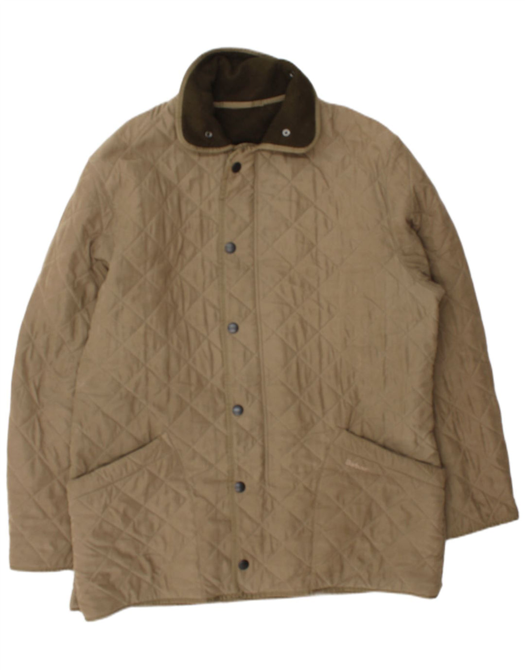Barbour muška prošivena jakna UK 42 XL bež poliester