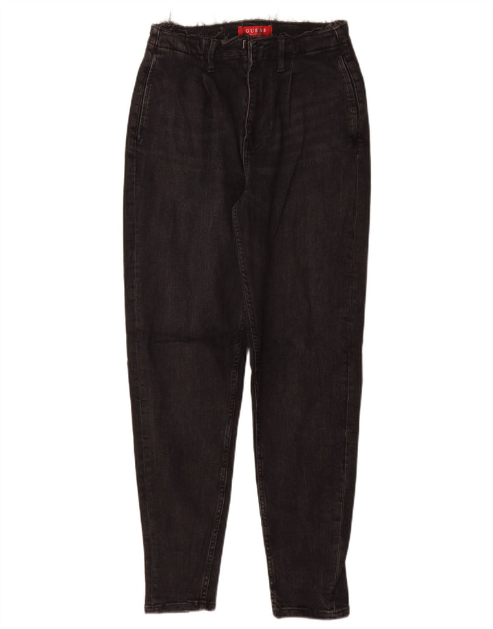 Ženske sužene traperice Guess W26 L28 crni pamuk