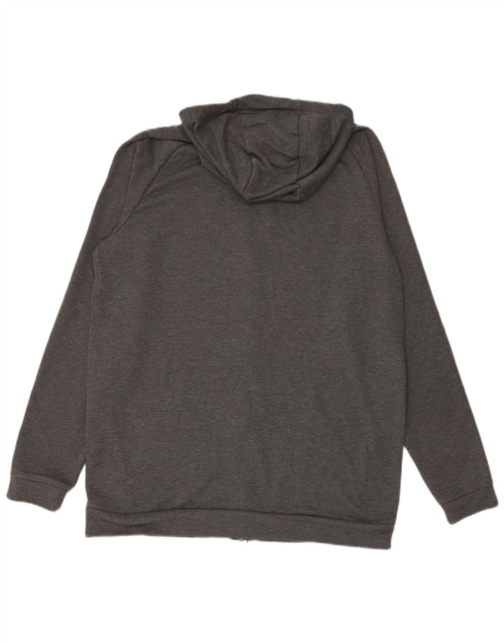 NIKE muški Dri Fit pulover s kapuljačom XL sivi poliester