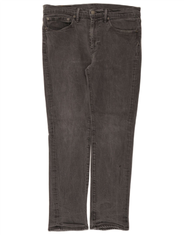 Levi's muške uske traperice W34 L30 sivi pamuk