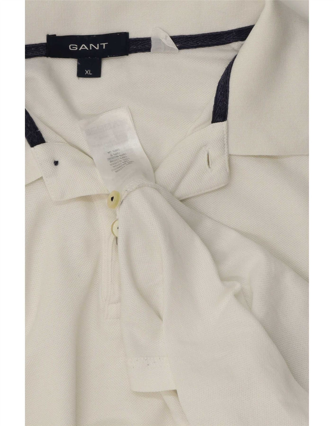 Gant muška polo majica XL bijeli pamuk