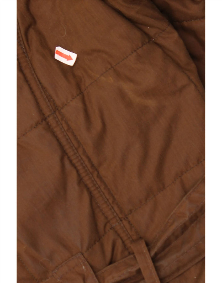 BARBOUR Ženska vojna jakna od voštanog pamuka UK 16 Large Brown Cotton