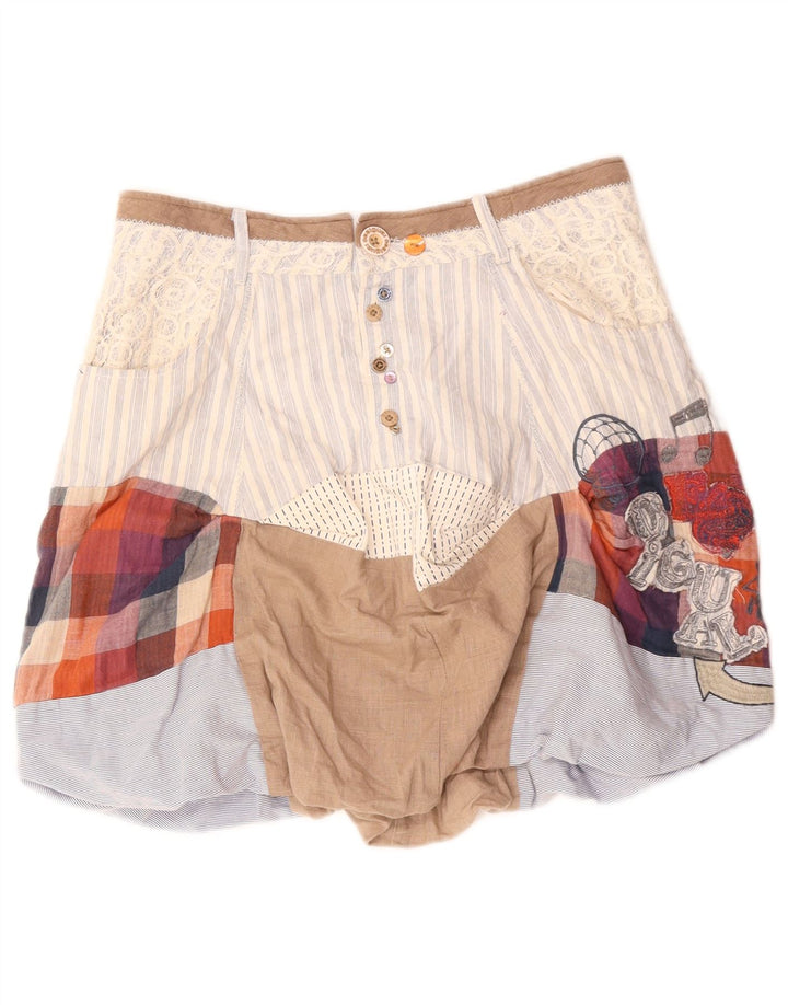 DESIGUAL ženska suknja s mjehurićima EU 36 mala W30 šareni patchwork