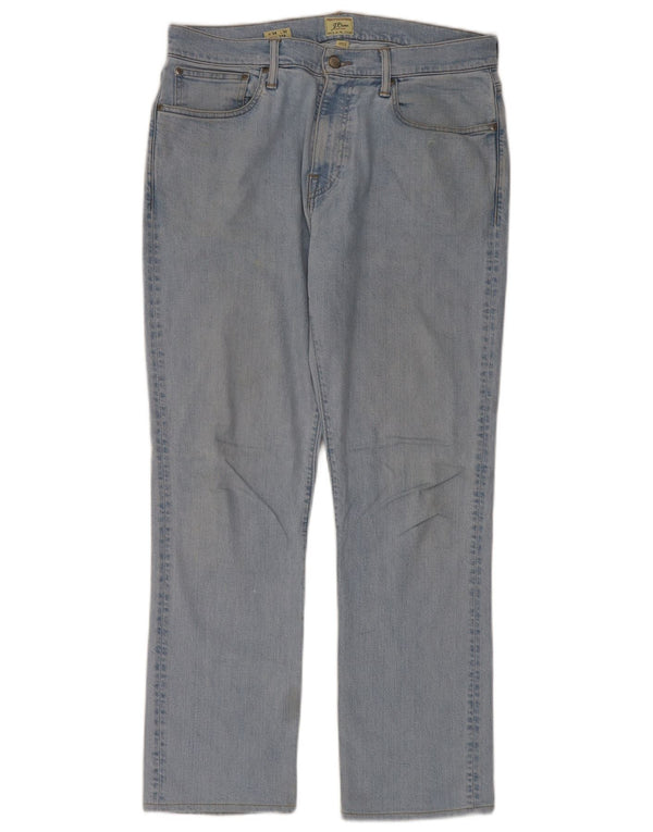 J. Crew Mens 770 Straight Jeans W34 L32 Plavi pamuk