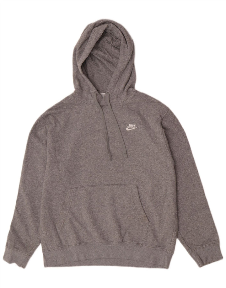 Nike muška majica s kapuljačom s kapuljačom srednje sive boje s flekama