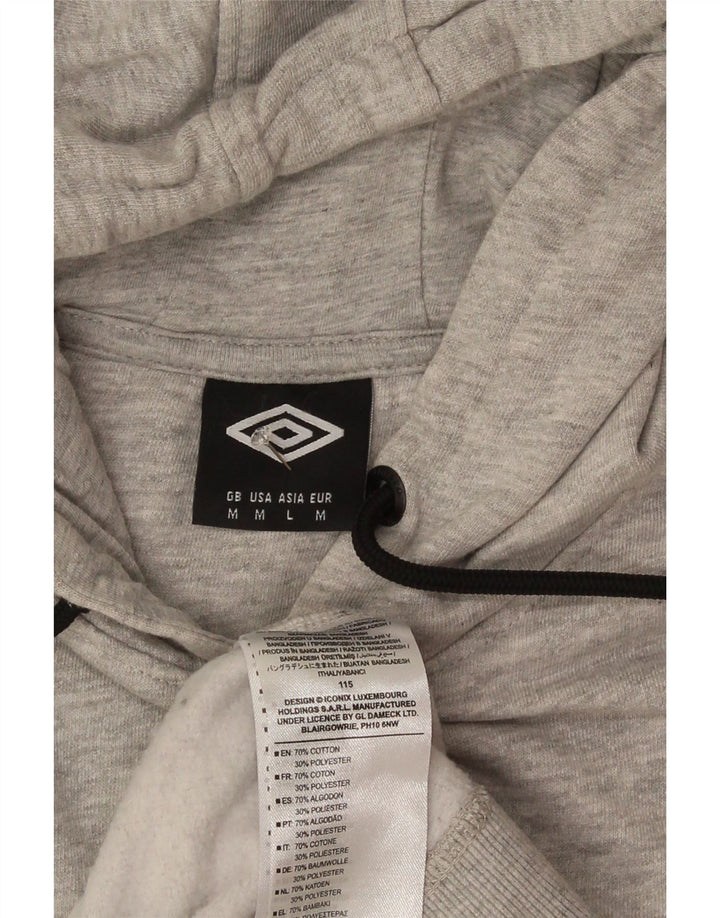 Umbro muška majica s kapuljačom s kapuljačom, srednje sivi pamuk