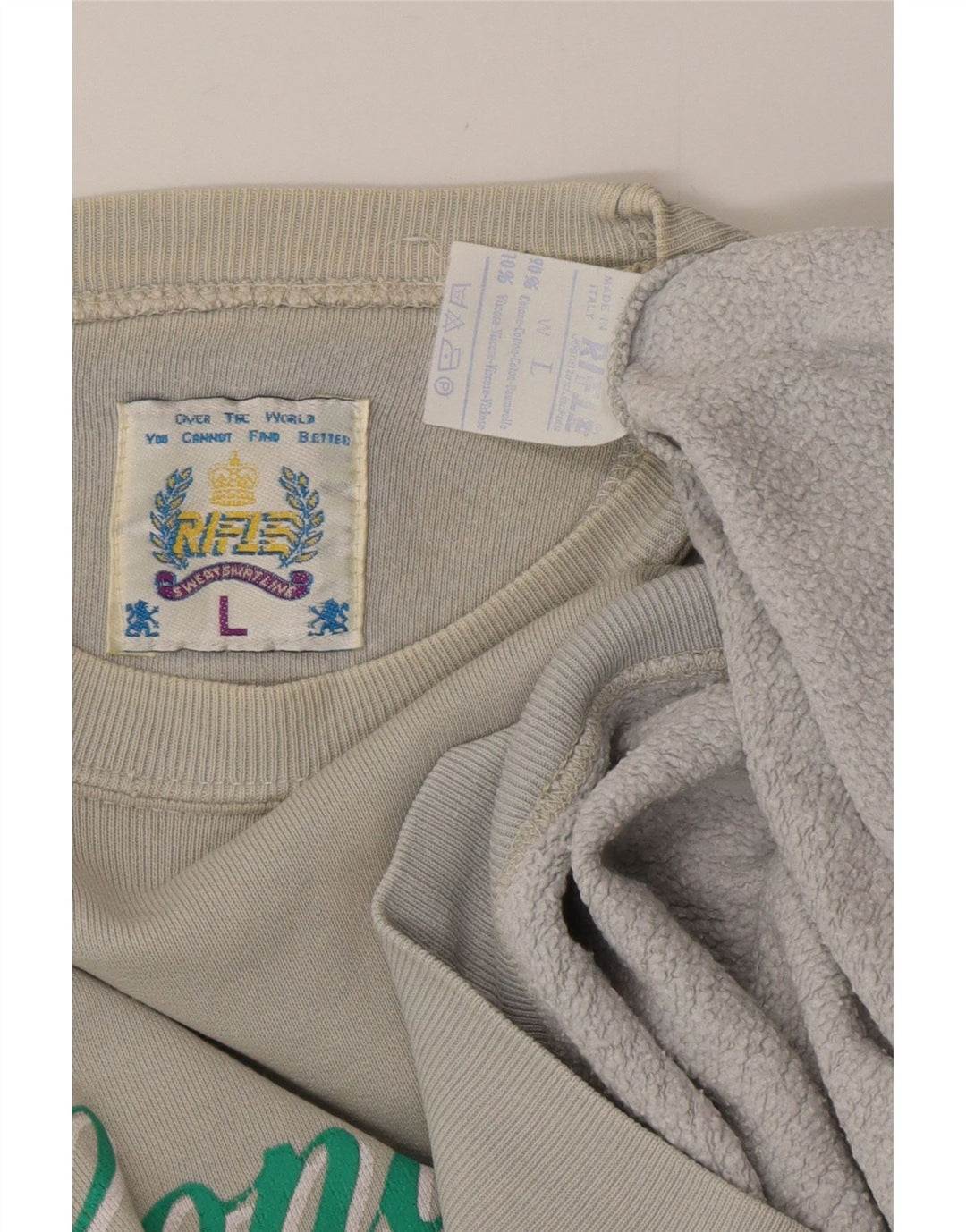 RIFLE Muška majica s grafičkim motivima Veliki sivi pamuk