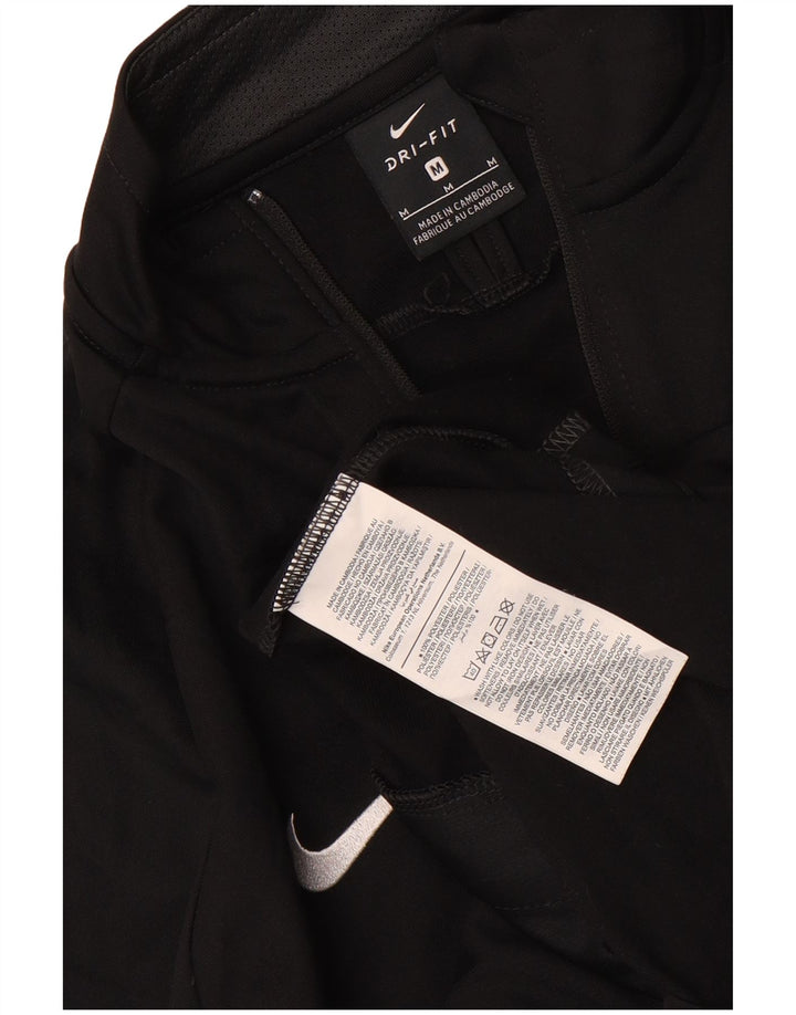 Nike Dri Fit Graphic gornja jakna od srednje crnog poliestera