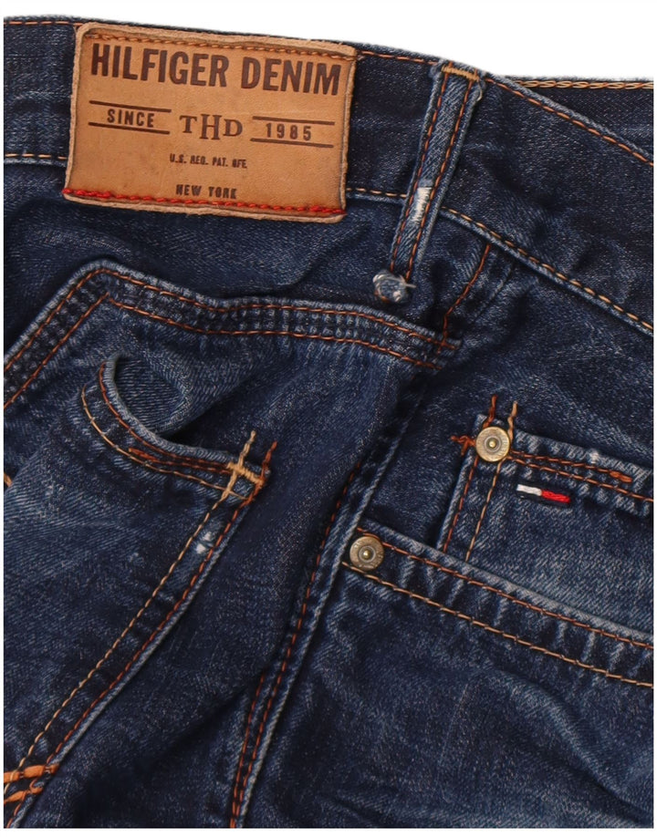 Tommy Hilfiger muške ravne traperice s oštećenjem W31 L36 plave