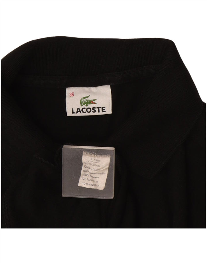 Lacoste ženska polo majica veličina 36 mala crna pamučna