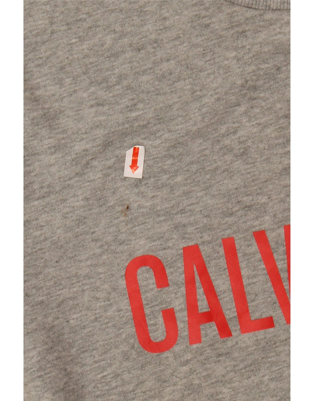 CALVIN KLEIN Muški džemper srednje sive boje s grafičkim motivima