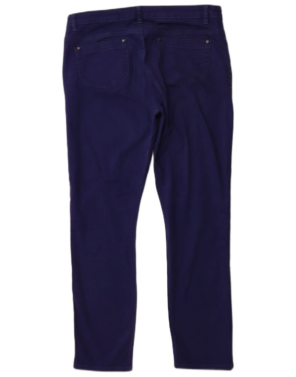 JAEGER Ženske uske traperice visokog struka UK 16 Large W36 L31 Plavi pamuk